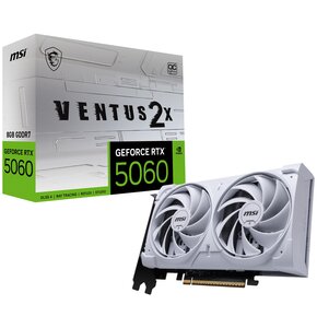 Karta graficzna MSI GeForce RTX 5060 Ventus 2X OC 8GB DLSS 4 Biały