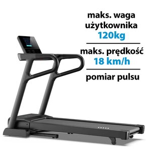 Bieżnia elektryczna HERTZ Spirado 1839W 18km/h
