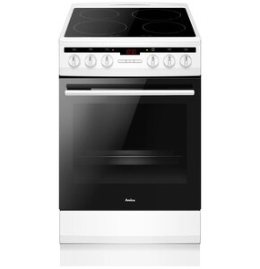 Kuchnia AMICA 57IE3.323PAHTADP(W) Termoobieg Drabinki Prowadnice teleskopowe Pizza 300˚C