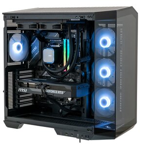 Komputer MAD DOG Powered by MSI PANO100-A03DR32 R7-7800X3D 32GB RAM 1TB SSD GeForce RTX5070Ti DLSS 4 Wi-Fi