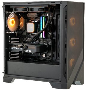 Komputer MAD DOG Powered by MSI F321R-A01WR32WH R7-7800X3D 32GB RAM 1TB SSD GeForce RTX5070 DLSS 4 Wi-Fi Windows 11 Home