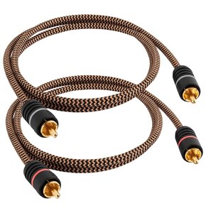 Kabel 2x RCA - 2x RCA PROSON Arctic 1m