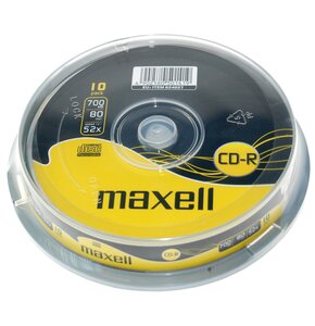Płyta MAXELL CD-R 700MB 52x Cake 10 szt.