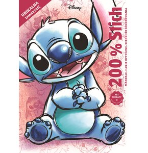 Kolorowanka Disney Stitch 200% Mandale iluzje optyczne scenki do kolorowania (miękka okładka)