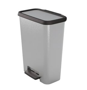 Kosz na śmieci CURVER Compatta 50L Srebrny
