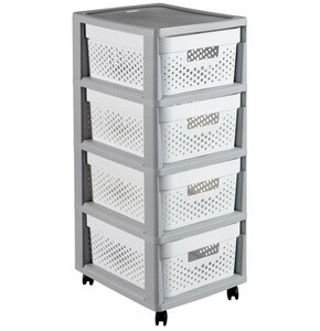 Regał CURVER Infinity 239845 Szaro-biały