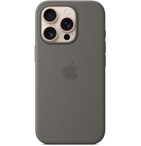 Etui APPLE Silicone Case MagSafe do iPhone 16 Pro Górska szarość