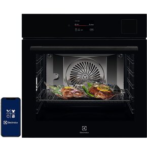 Piekarnik ELECTROLUX AI 800 MealAssist SteamPro LOA9S3XZ Elektryczny parowy Czarny A++