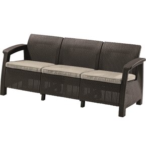 Sofa ogrodowa KETER Corfu II Max Love - OAT 258947 Brązowy