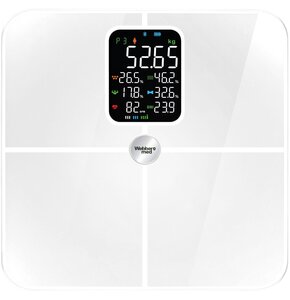 Waga łazienkowa WEBBER Bonita SBS-1321B-W Biały