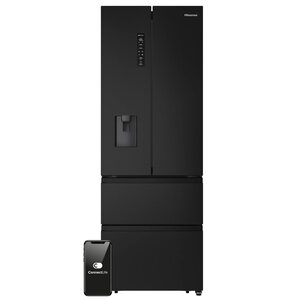 Lodówka HISENSE RF632N4WFE1 4D SkyLine No frost 200cm Czarna Wi-Fi ConnectLife Metal Tech Cooling