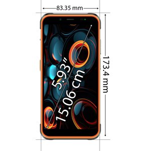 Smartfon ULEFONE Power Armor 16S 8/128GB 5.93" Pomarańczowy UF-PA16S OE