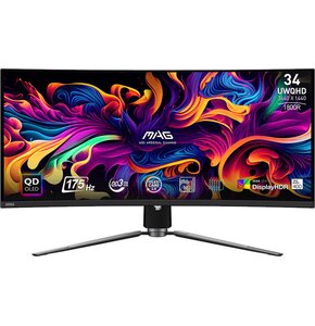 Monitor MSI MAG 341CQP 34" QD-OLED 3440x1440px 175Hz 0.03 ms [GTG] Curved