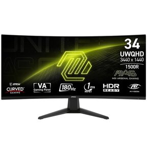 Monitor MSI Mag 346CQ 34" 3440x1440px 180Hz 1 ms [MPRT] Curved