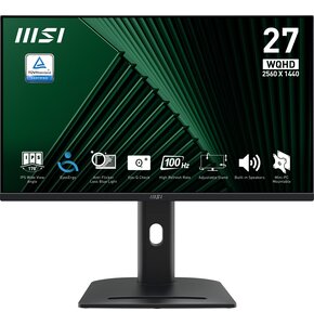 Monitor MSI Pro MP275QPG 27" 2560x1440px IPS 100Hz 1 ms [MPRT]