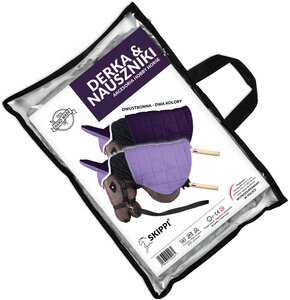 Derka i nauszniki SKIPPI Hobby Horse GAD03089 Fioletowo-liliowy