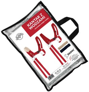 Kantar z wodzami SKIPPI Hobby Horse GAD03118 Czerwony