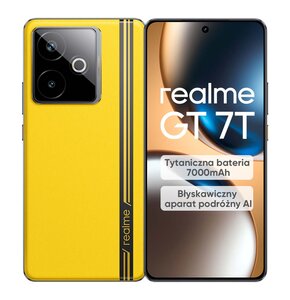 Smartfon REALME GT 7T 5G 12/256GB 6.78" 120Hz Żółty