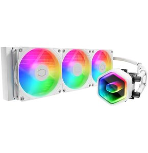 Chłodzenie wodne COOLER MASTER MasterLiquid 360 Core II ARGB Biały