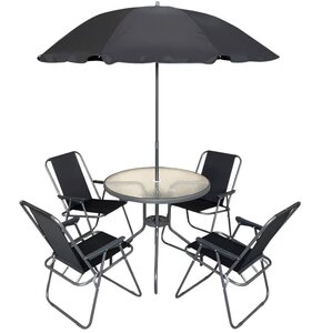 Zestaw mebli ogrodowych PATIO Makasar 47560 Antracytowy