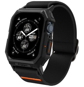 Etui SPIGEN Lite Fit Pro do Apple Watch 4/5/6/7/8/9/SE (44/45mm) Czarny matowy