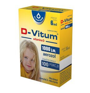 Witamina D OLEOFARM D-Vitum 1000 j.m. Aerozol (6 ml)