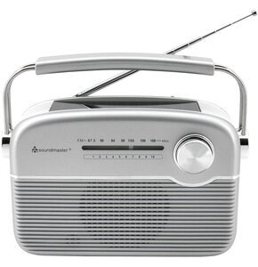 Radio SOUNDMASTER TR480BE Analogowe Przenośne Srebrny