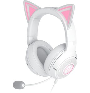 Słuchawki RAZER Kraken Kitty V2 Nauszne, Dźwięk przestrzenny Biały