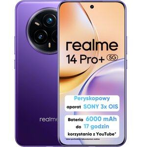 Smartfon REALME 14 Pro+ 5G 12/512GB 6.83" 120Hz Fioletowy