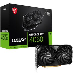 Karta graficzna MSI GeForce RTX 4060 Ventus 2X Black OC 8GB DLSS 3