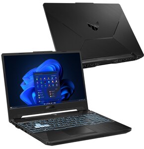 Laptop ASUS TUF Gaming F15 FX506HF-HN018W 15.6" IPS 144Hz i5-11400H 16GB RAM 512GB SSD GeForce RTX2050 Windows 11 Home