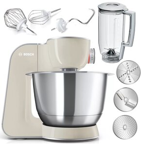 Robot kuchenny planetarny BOSCH MUM58L20 1000W z blenderem kielichowym i rozdrabniaczem