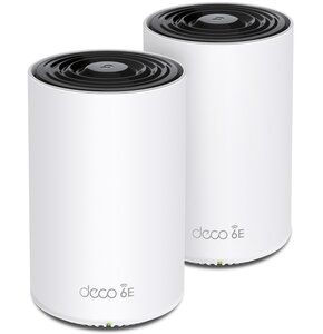 Router TP-LINK Deco XE75 2.4 / 5 / 6 GHz (TriBand), Wi-Fi Mesh (2 szt.)
