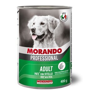 Karma dla psa MORANDO Professional Pasztet z cielęciną 400 g