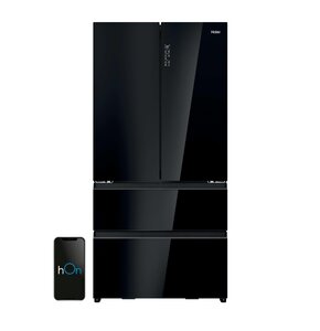 Lodówka HAIER HFR79F19DFGB Side by Side No Frost 190cm Side by Side Czarne szkło