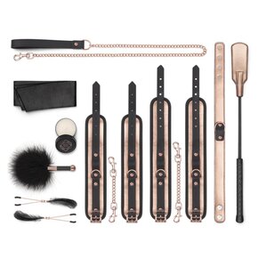 Zestaw akcesoriów erotycznych ROSY GOLD Nouveau BDSM Set