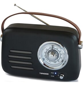 Radio TIROSS TS465 Analogowe Przenośne Czarny