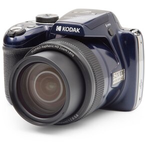 Aparat KODAK AZ528 Niebieski, 16 Mpix, 52x zoom optyczny, Full HD + Futerał