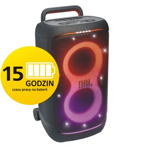 Power Audio JBL PartyBox 520, 400W, Bluetooth, Bateria 15 godzin, Technologia AI Sound Boost, obsługa JBL Auracast™, IPX4