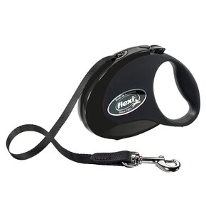 Smycz FLEXI Style S (3 m - 12 kg) Czarny