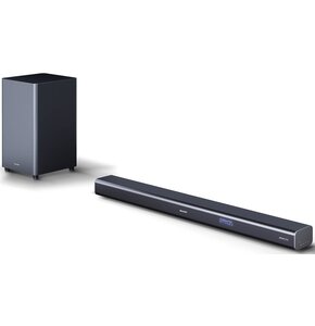 Soundbar SHARP HT-SBW460 Czarny 3.1-kanałowy, Bezprzewodowy Subwoofer,4K,Dolby Atmos,HDMI eARC,Bluetooth