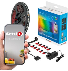 Taśma LED SETTI+ SLS401 Kamera 3.8m Wi-Fi