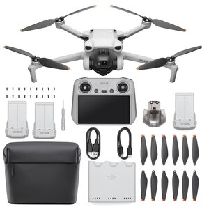 Dron DJI Mini 3 Fly More Combo (DJI RC) Wideo 4K HDR, czas lotu do 38 min., 249g