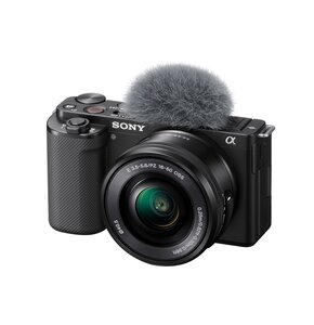 Aparat bezlusterkowy SONY ZV-E10LBD (ZVE10LBDI.EU) Czarny, 24.2Mpix, UHD 4K 30p, 425 punktowy AF