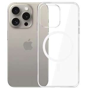 Etui 3MK Clear MagCase do Apple iPhone 15 Pro Przezroczysty