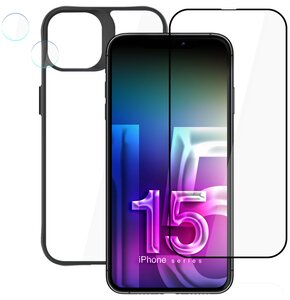 Zestaw ochronny 3MK ComfortSet do Apple iPhone 15 Plus