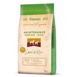 Karma dla psa FITMIN Medium Maxi Lamb & Rice Jagnięcina 12 kg