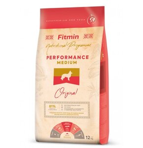 Karma dla psa FITMIN Medium Performance Drób z mięsem ryb i wątróbką 12 kg
