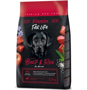Karma dla psa FITMIN For Life Beef & Rice 2.5 kg