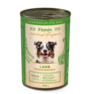 Karma dla psa FITMIN z jagnięciną 400 g